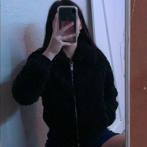 Black zip up
